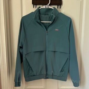 Figs Sydney Scrub Jacket in Blue